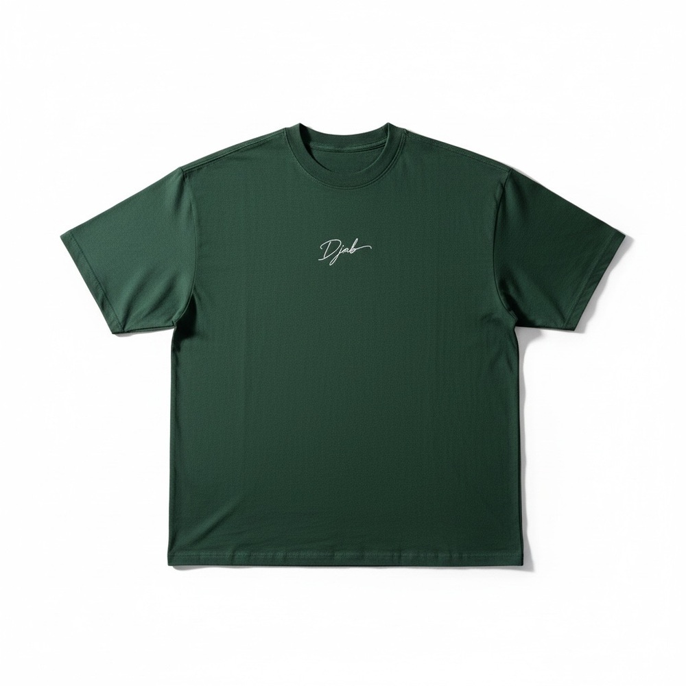 DJAB (Simons) Forest Green Oversized Organic Cotton Tee Men’s Medium
